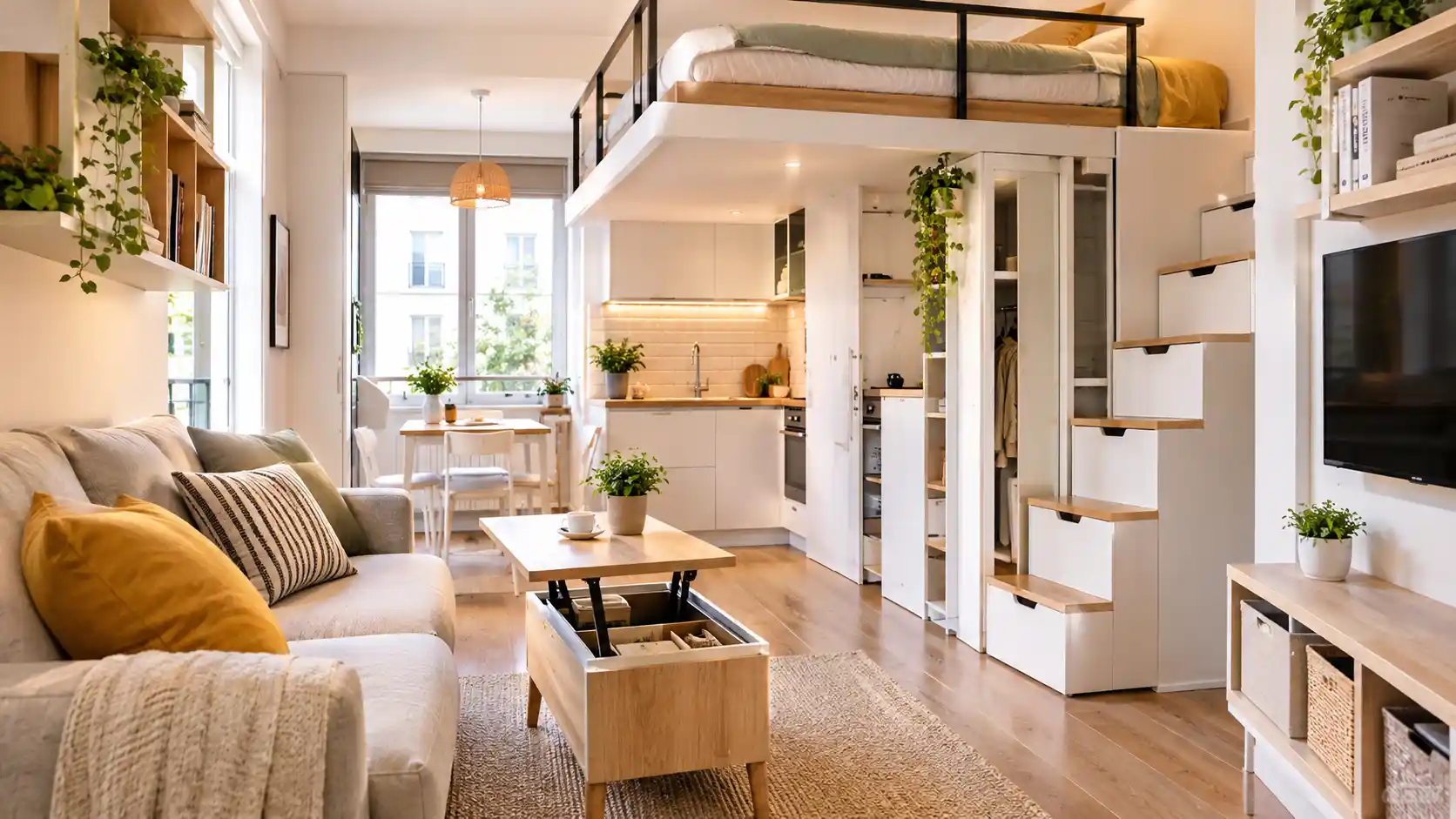 Optimiser espace petit appartement